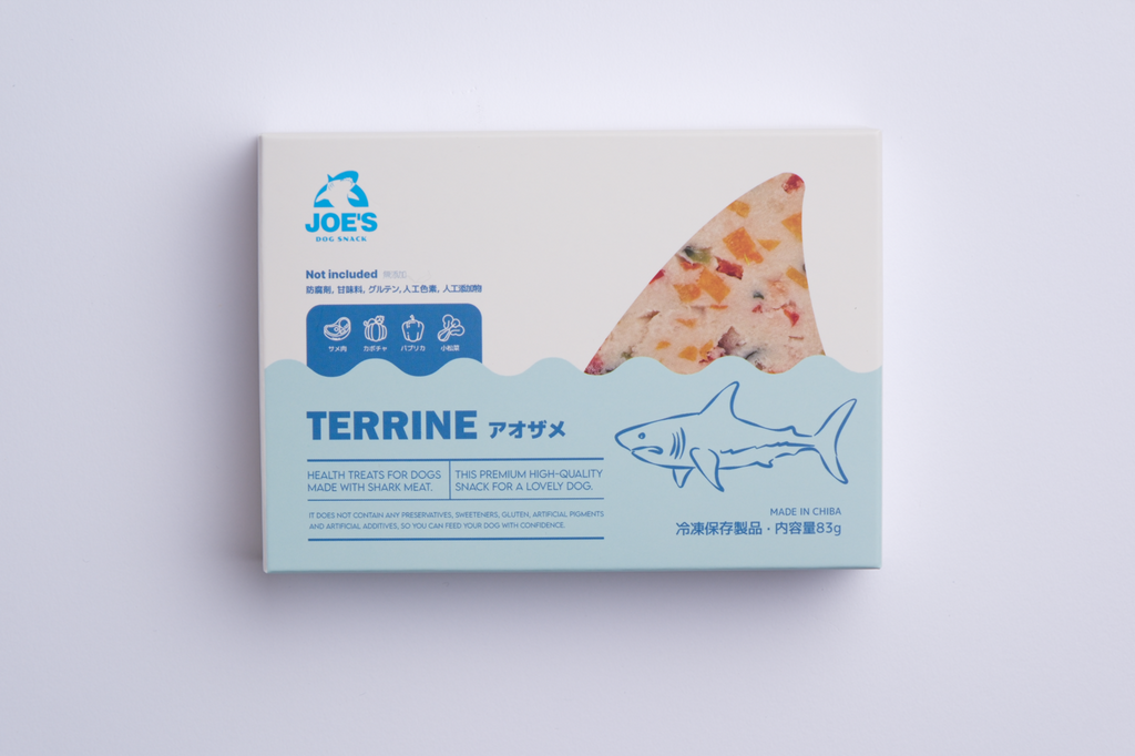 JOE’S 犬用テリーヌ｜アオザメとかぼちゃ・パプリカ・小松菜【無添加・国産】