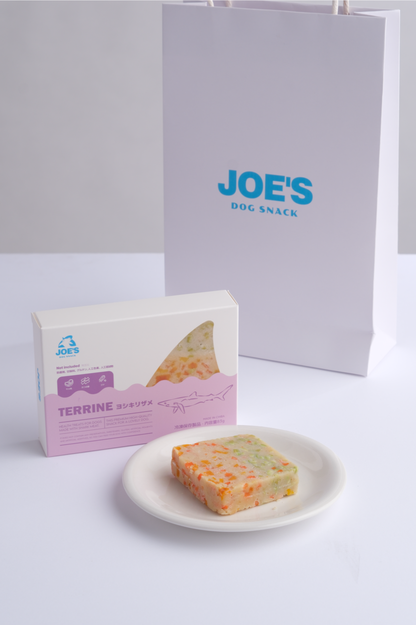 JOE’S 犬用テリーヌ ヨシキリザメ 無添加 国産 手提げ袋イメージ画像