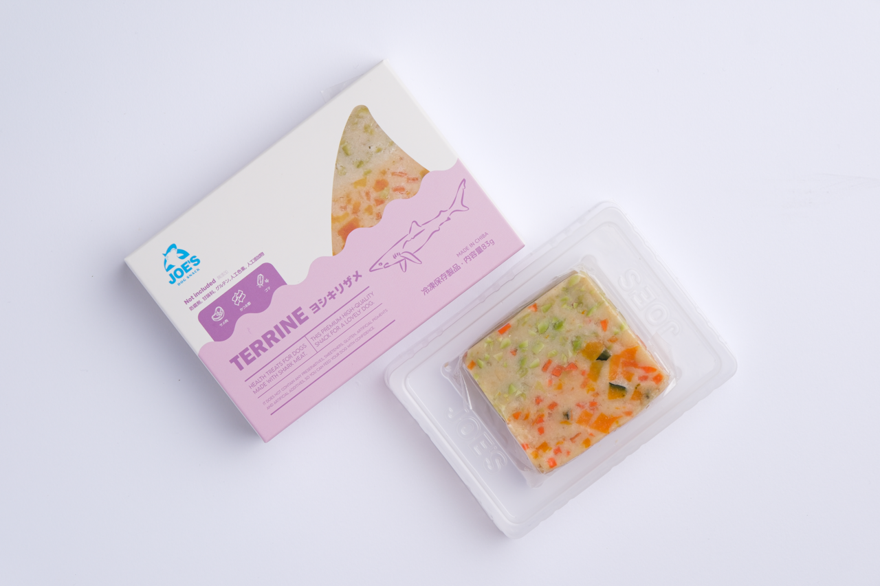 JOE’S 犬用テリーヌ ヨシキリザメ 無添加 国産 パッケージイメージ画像